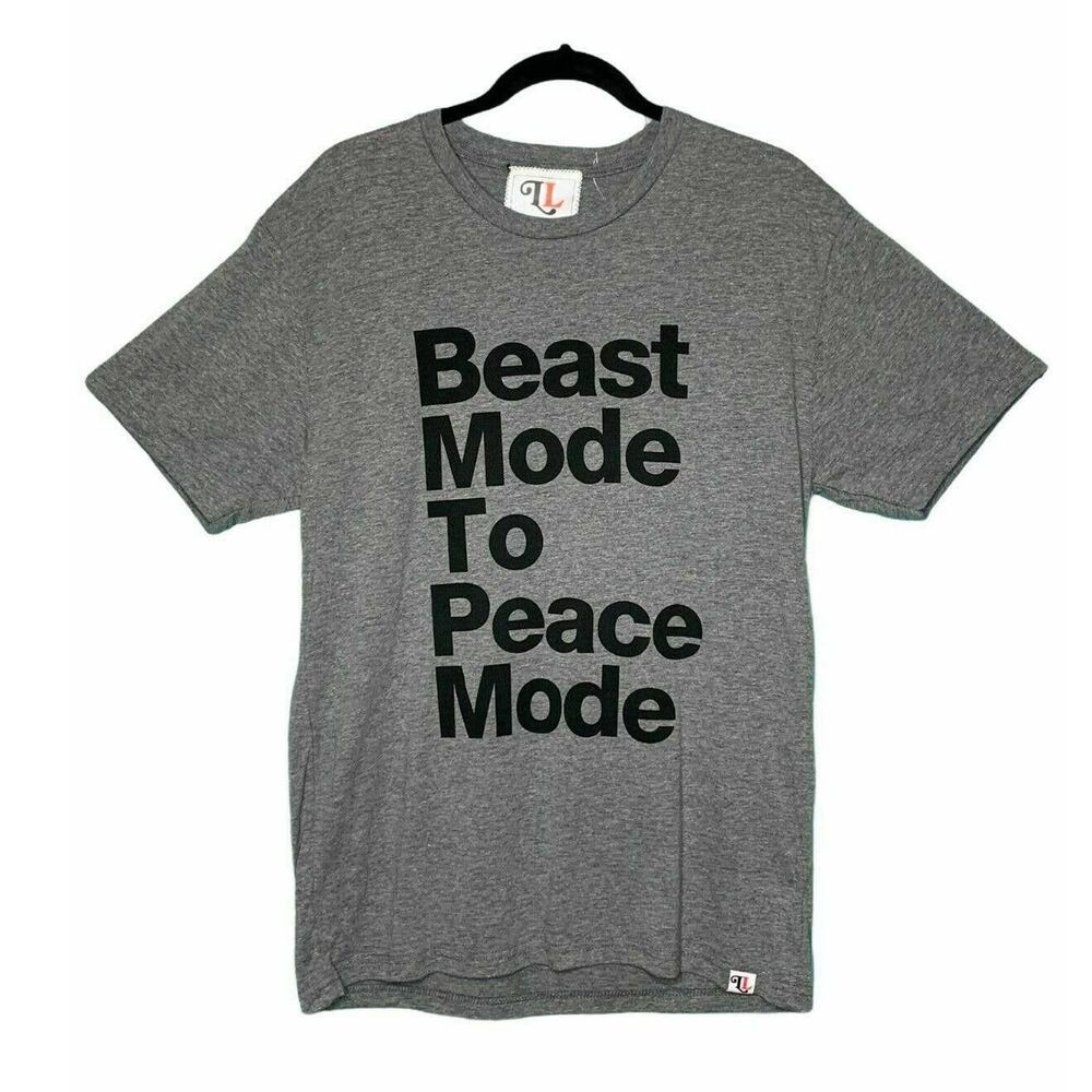 The Let Love Collection Soft Graphic Quote T-Shirt Size L